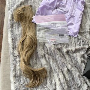 Insert name here Brit ash blonde ponytail